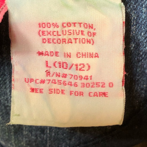 That’s So Raven Embroidered Denim Jacket, Girl’s Large 10-12, pre-owned, - Picture 6 of 13